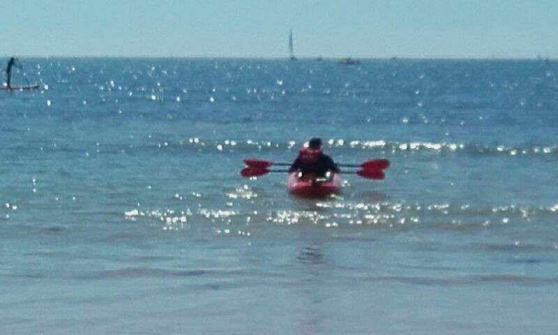 Sur la plage des Sables-d'Olonne
