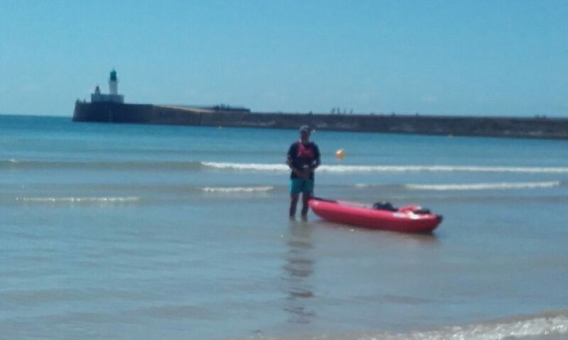 Sur la plage des Sables-d'Olonne