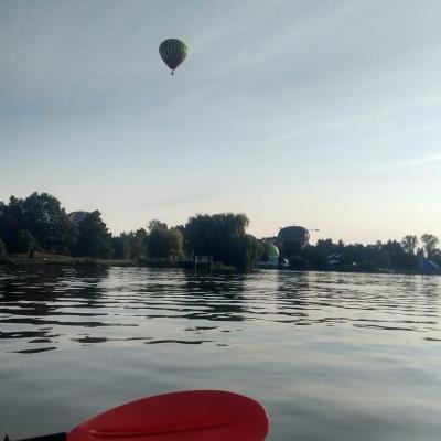 Les montgolfières au plan d'eau de Metz