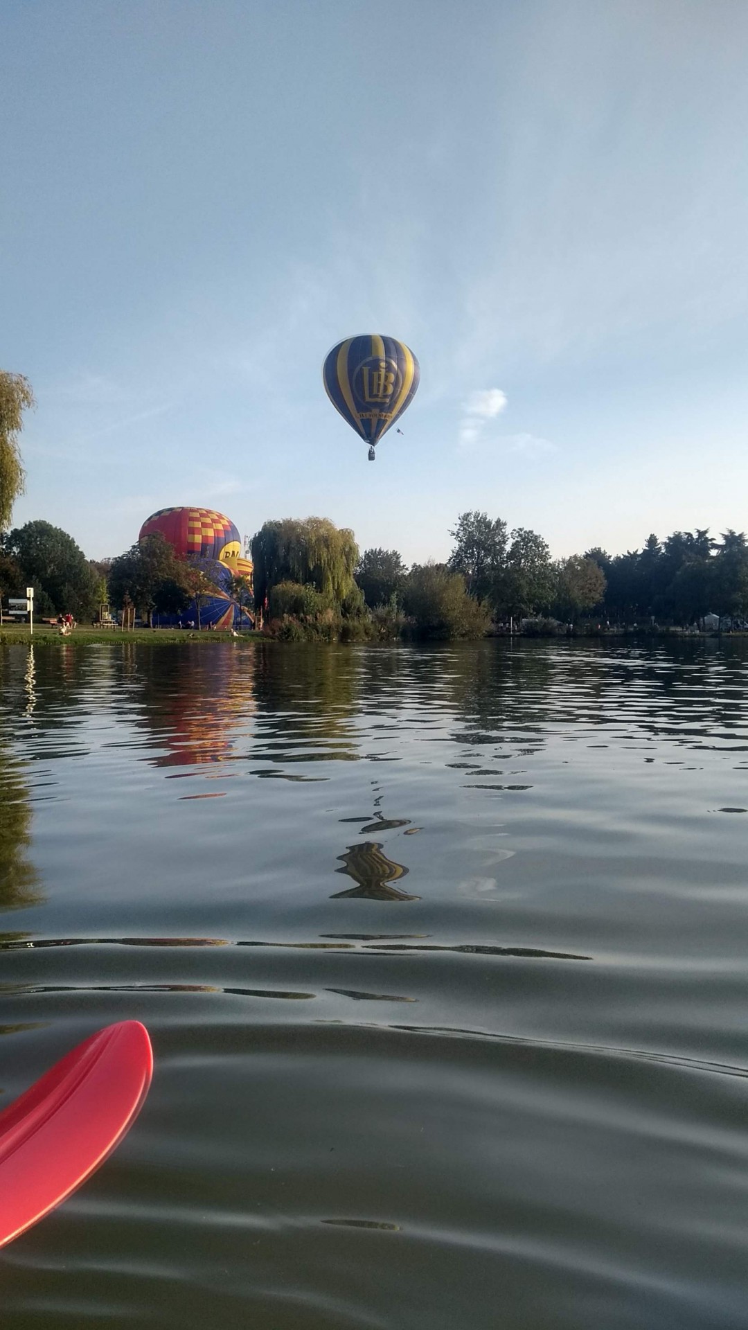 Vu du plan d'eau 14 septembre 2020