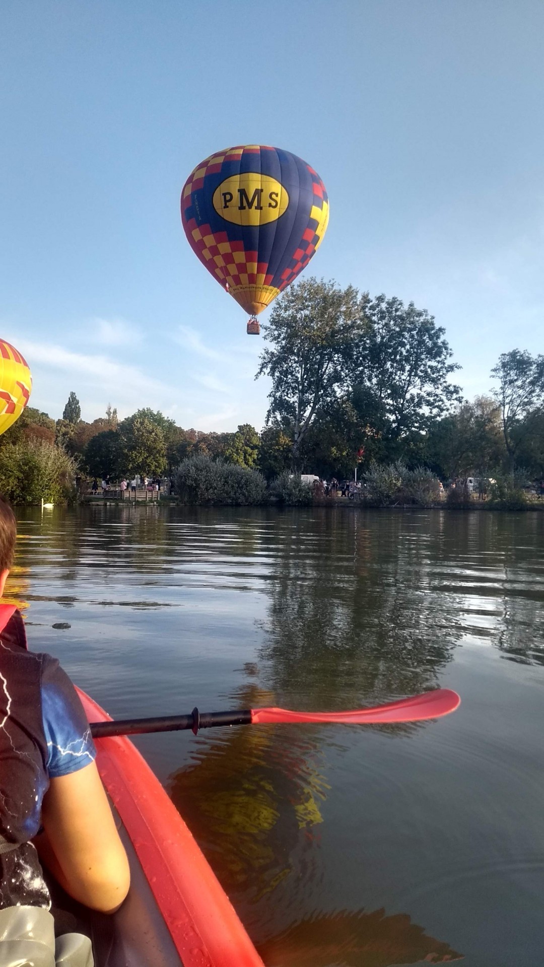Vu du plan d'eau 14 septembre 2020