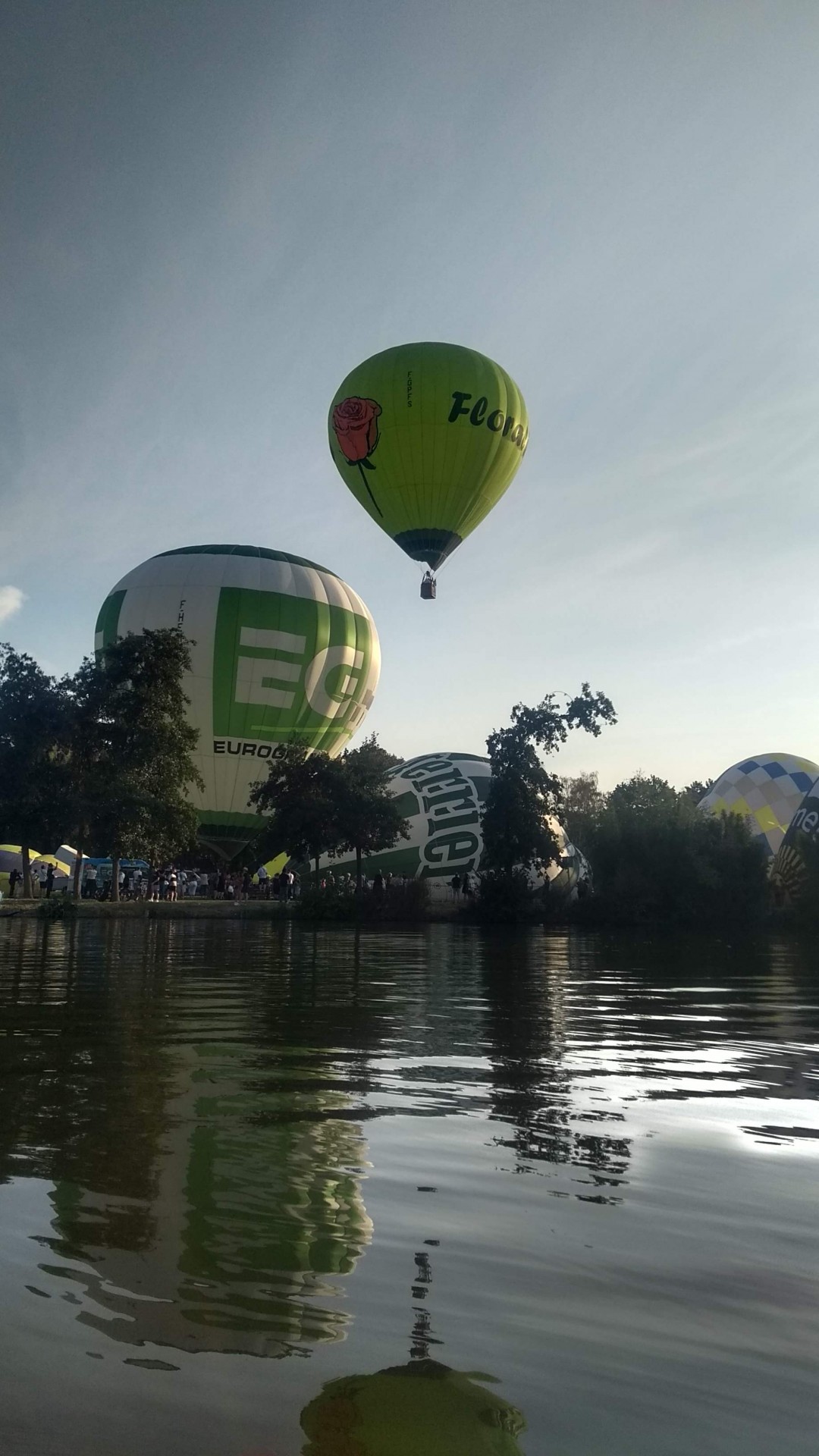 Vu du plan d'eau 14 septembre 2020