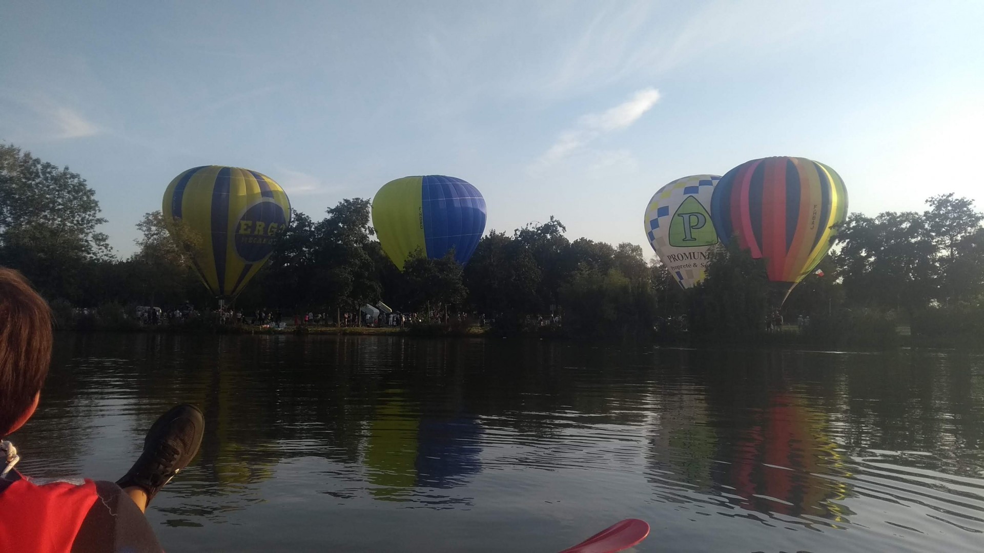 Vu du plan d'eau 14 septembre 2020