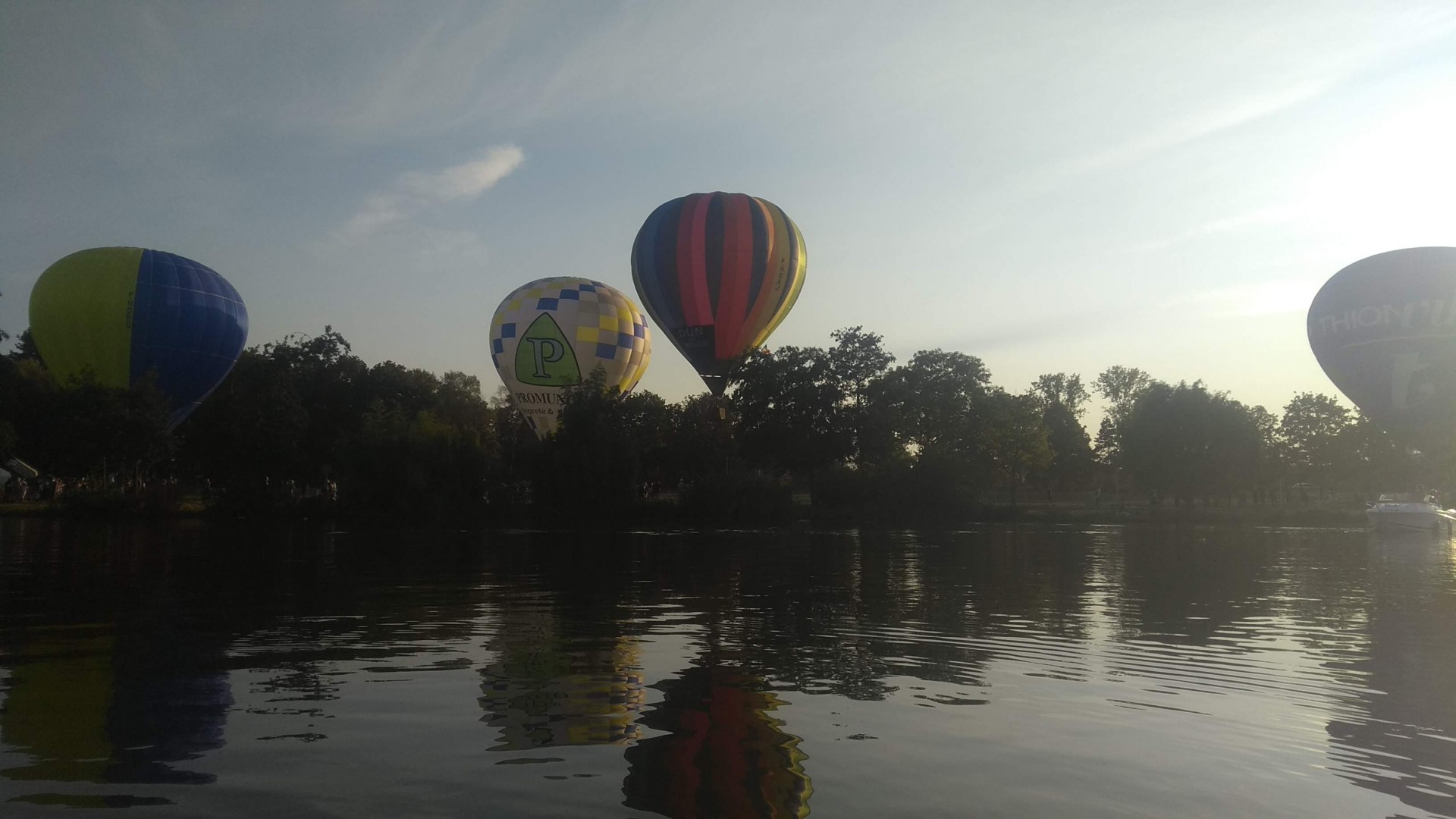 Vu du plan d'eau 14 septembre 2020