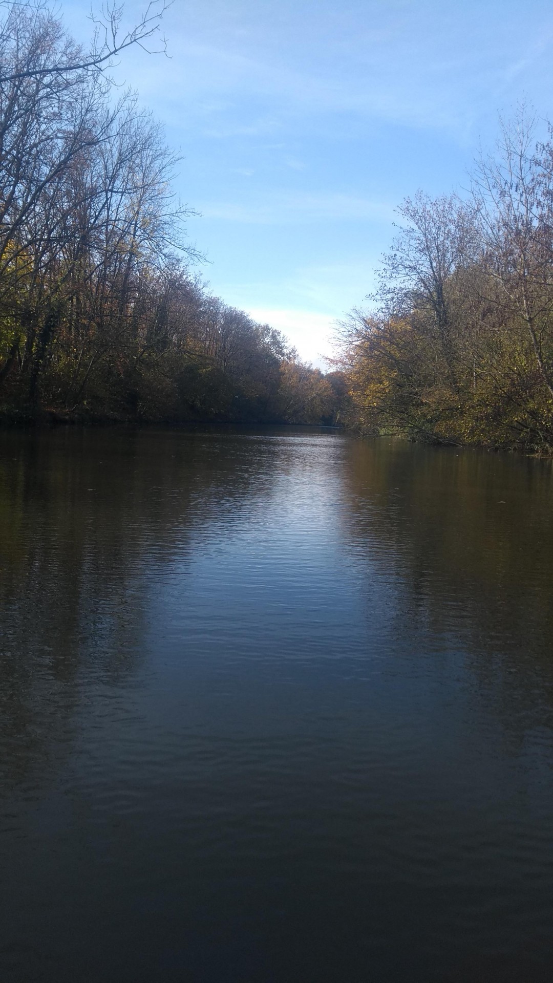 Sur la Moselle à Metz, parcours habituel