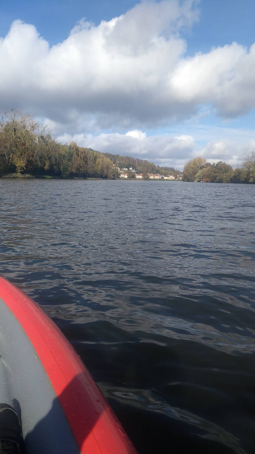 Sur la Moselle à Metz, parcours habituel