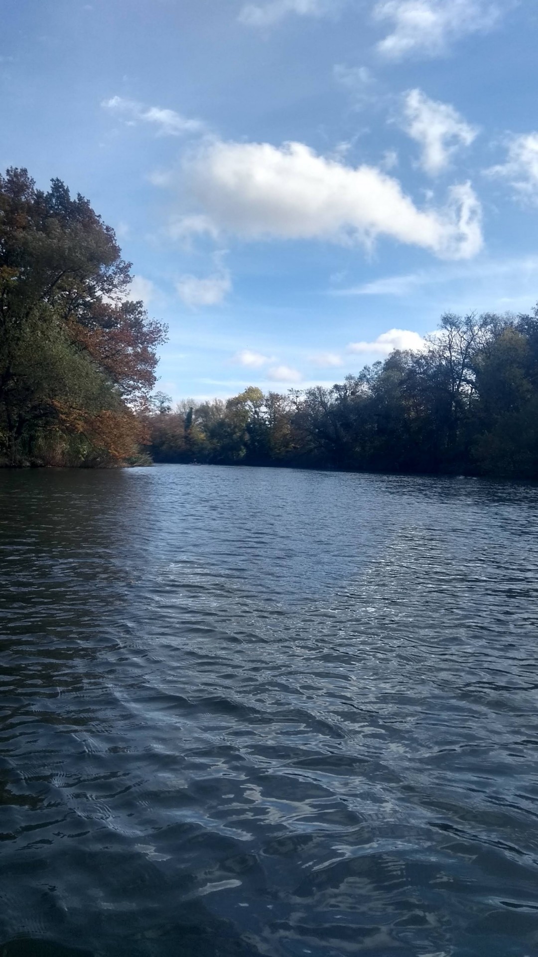 Sur la Moselle à Metz, parcours habituel