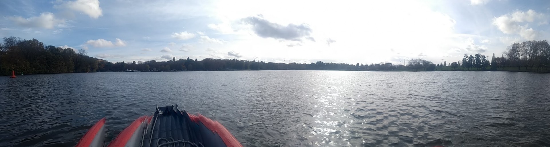 Sur la Moselle à Metz, parcours habituel