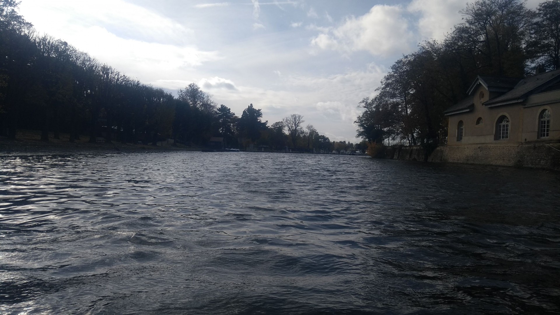 Sur la Moselle à Metz, parcours habituel