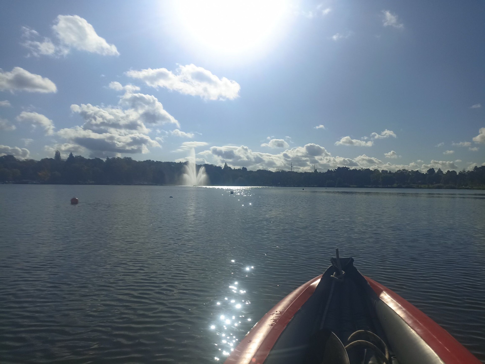 Le plan d'eau à Metz